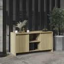 tv-bord 102x37,5x52,5 cm konstrueret træ sonoma-eg