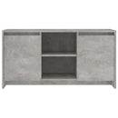 tv-bord 102x37,5x52,5 cm konstrueret træ betongrå