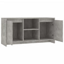 tv-bord 102x37,5x52,5 cm konstrueret træ betongrå