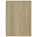 tv-bord 102x37,5x52,5 cm konstrueret træ sonoma-eg