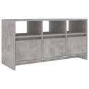 tv-bord 102x37,5x52,5 cm konstrueret træ betongrå