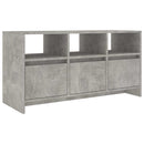 tv-bord 102x37,5x52,5 cm konstrueret træ betongrå