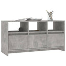 tv-bord 102x37,5x52,5 cm konstrueret træ betongrå