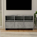 tv-bord 102x37,5x52,5 cm konstrueret træ betongrå