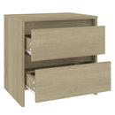 sengebord 45x34,5x44,5 cm konstrueret træ sonoma-eg