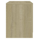 sengebord 45x34,5x44,5 cm konstrueret træ sonoma-eg