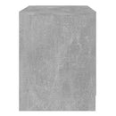 sengebord 45x34,5x44,5 konstrueret træ betongrå
