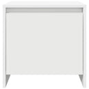 sengebord 45x34x44,5 cm konstrueret træ hvid