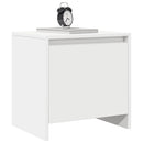 sengeborde 2 stk. 45x34x44,5 cm konstrueret træ hvid