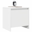 sengeborde 2 stk. 45x34x44,5 cm konstrueret træ hvid