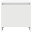 sengeborde 2 stk. 45x34x44,5 cm konstrueret træ hvid