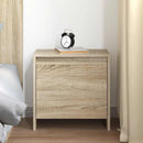 sengebord 45x34x44,5 cm konstrueret træ sonoma-eg