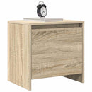 sengeborde 2 stk. 45x34x44,5 cm konstrueret træ sonoma-eg