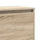 sengeborde 2 stk. 45x34x44,5 cm konstrueret træ sonoma-eg