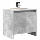 sengebord 45x34,5x44,5 cm konstrueret træ betongrå