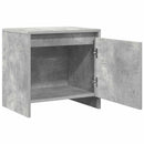 sengebord 45x34,5x44,5 cm konstrueret træ betongrå