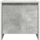 sengebord 45x34,5x44,5 cm konstrueret træ betongrå