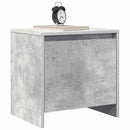 sengeborde 2 stk. 45x34x44,5 cm konstrueret træ betongrå