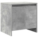 sengeborde 2 stk. 45x34x44,5 cm konstrueret træ betongrå