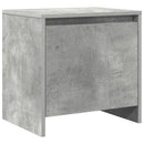 sengeborde 2 stk. 45x34x44,5 cm konstrueret træ betongrå