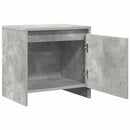 sengeborde 2 stk. 45x34x44,5 cm konstrueret træ betongrå