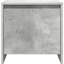 sengeborde 2 stk. 45x34x44,5 cm konstrueret træ betongrå