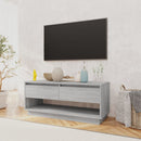 tv-bord 102x41x44 cm konstrueret træ grå sonoma-eg