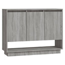 skænk 97x31x75 cm konstrueret træ grå sonoma-eg
