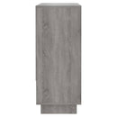 skænk 97x31x75 cm konstrueret træ grå sonoma-eg