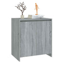 skænk 70x41x75 cm konstrueret træ grå sonoma-eg
