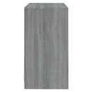 skænk 70x41x75 cm konstrueret træ grå sonoma-eg