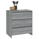 skænk 70x41x75 cm konstrueret træ grå sonoma-eg