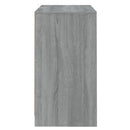 skænk 70x41x75 cm konstrueret træ grå sonoma-eg