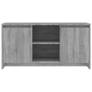 tv-bord 102x37,5x52,5 cm konstrueret træ grå sonoma-eg