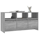 tv-bord 102x37,5x52,5 cm konstrueret træ grå sonoma-eg