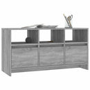 tv-bord 102x37,5x52,5 cm konstrueret træ grå sonoma-eg