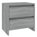 sengebord 45x34,5x44,5 cm konstrueret træ grå sonoma-eg