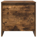 sengebord 45x34x44,5 cm konstrueret træ røget egetræ