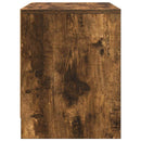 sengebord 45x34x44,5 cm konstrueret træ røget egetræ