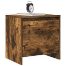 sengeborde 2 stk. 45x34x44,5 cm konstrueret træ røget egetræ