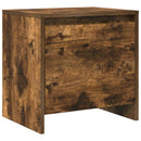 sengeborde 2 stk. 45x34x44,5 cm konstrueret træ røget egetræ