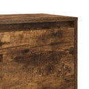 sengeborde 2 stk. 45x34x44,5 cm konstrueret træ røget egetræ