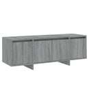tv-bord 120x30x40,5 cm konstrueret træ grå sonoma-eg