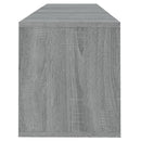 tv-bord 120x30x40,5 cm konstrueret træ grå sonoma-eg