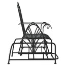 gyngebænk 61 cm stål sort