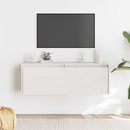 vægskab 100x30x35 cm massivt fyrretræ hvid