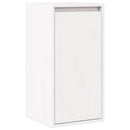 vægskabe 2 stk. 30x30x60 cm massivt fyrretræ hvid