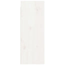 vægskab 30x30x80 cm massivt fyrretræ hvid