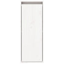 vægskabe 2 stk. 30x30x80 cm massivt fyrretræ hvid