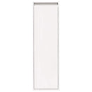 vægskabe 2 stk. 30x30x100 cm massivt fyrretræ hvid